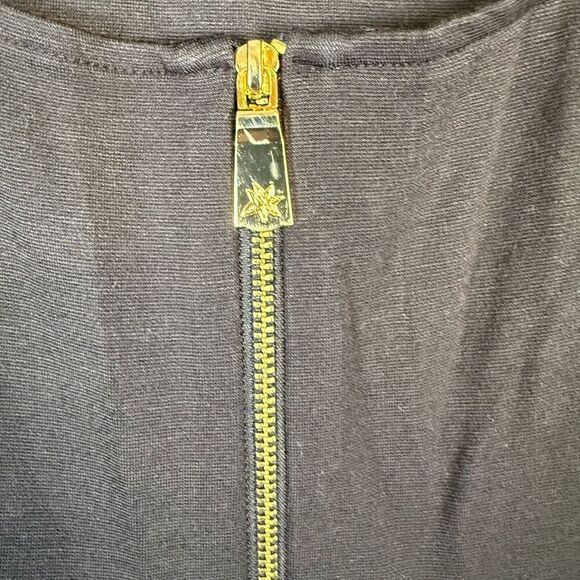 Kate Young Women's Size 8 Black Fit and Flare Mini Dress Sleeveless Cap Sleeved - Picture 10 of 10